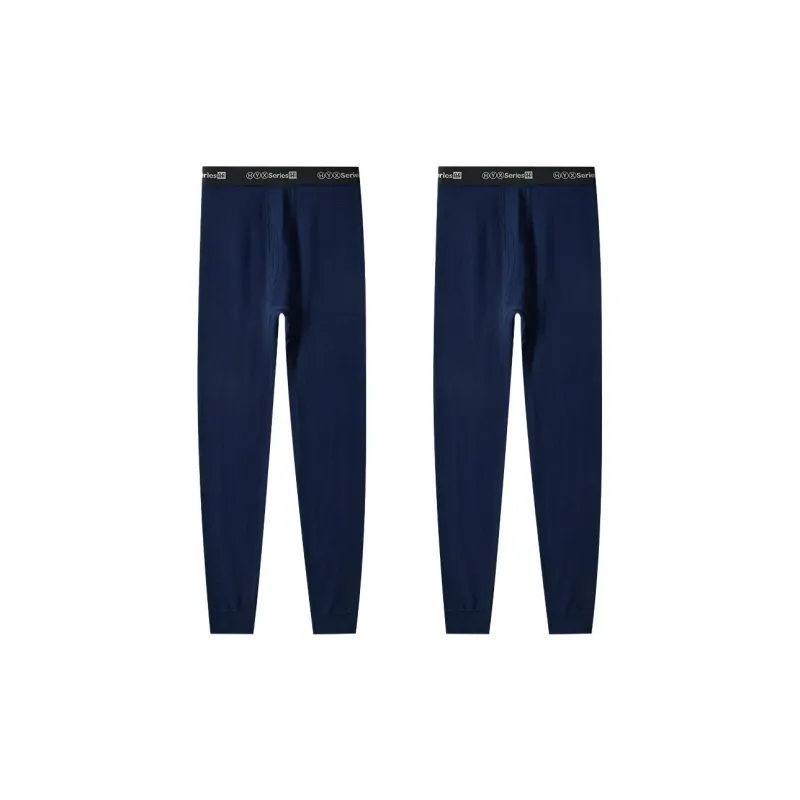 H YXIANG Thermal Pants Men's 2 Pack-0