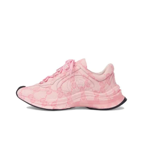 GUCCI RUN Casual Shoes Women's Low-Top Pink