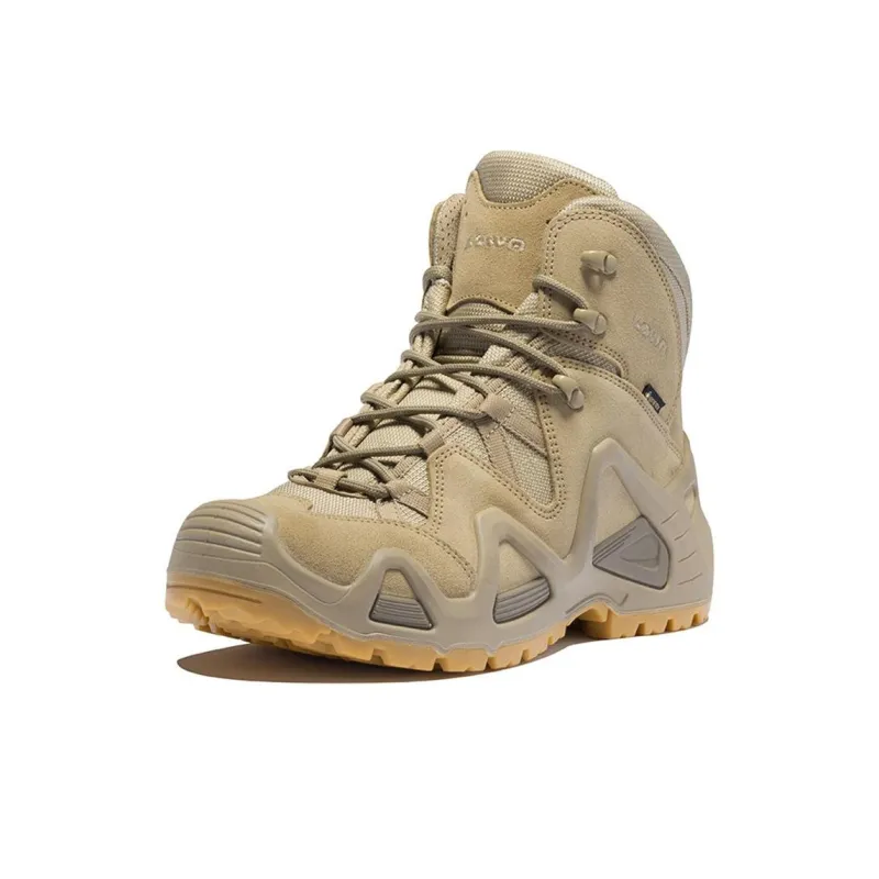 Lowa Cushioning, Slip Resistant, Abrasion Resistant, Waterproof Mid Top Outdoor Shoes Men's Sand-2