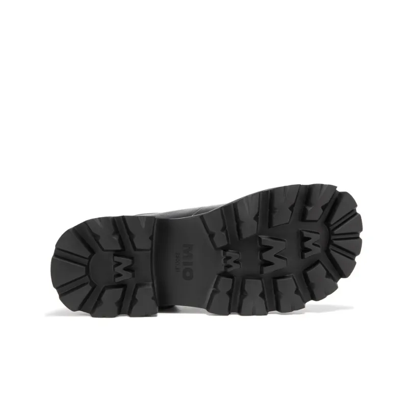 MIO Loafers Women's Black/Beige-5