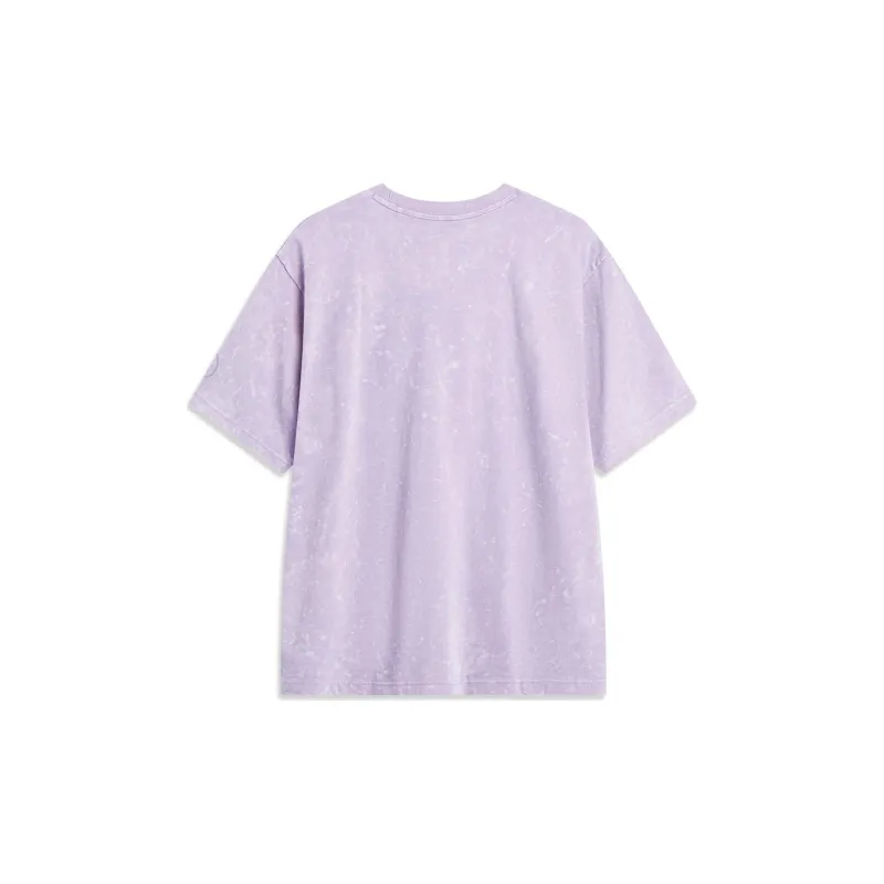 LiNing T Shirt Unisex Smoky Purple-1