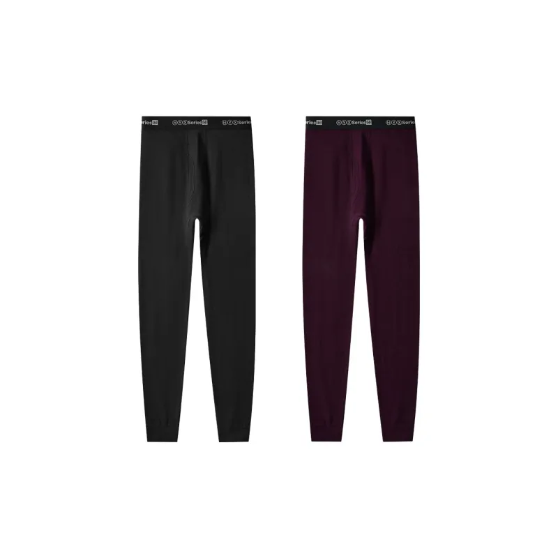 H YXIANG Thermal Pants Men's 2 Pack-11