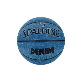 SPALDING Denim Collection PU Basketball Light Blue Size 7 Training Unisex