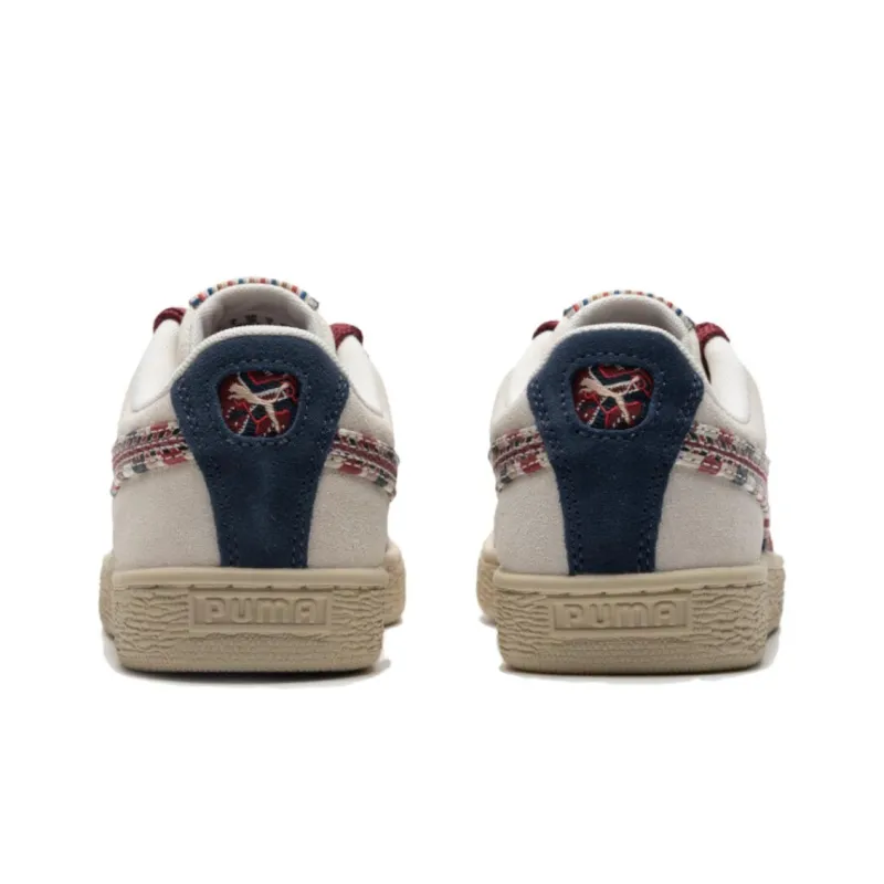 PUMA Suede Bz Fringe 'white Red Navy'-3