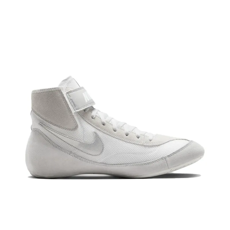 Nike SpeedSweep 7 Wrestling Shoes 'White Metallic Silver'-1