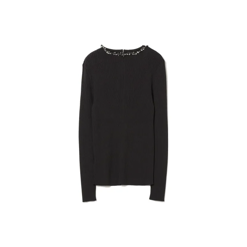 Beams EFFE Sweater Women's Black-1