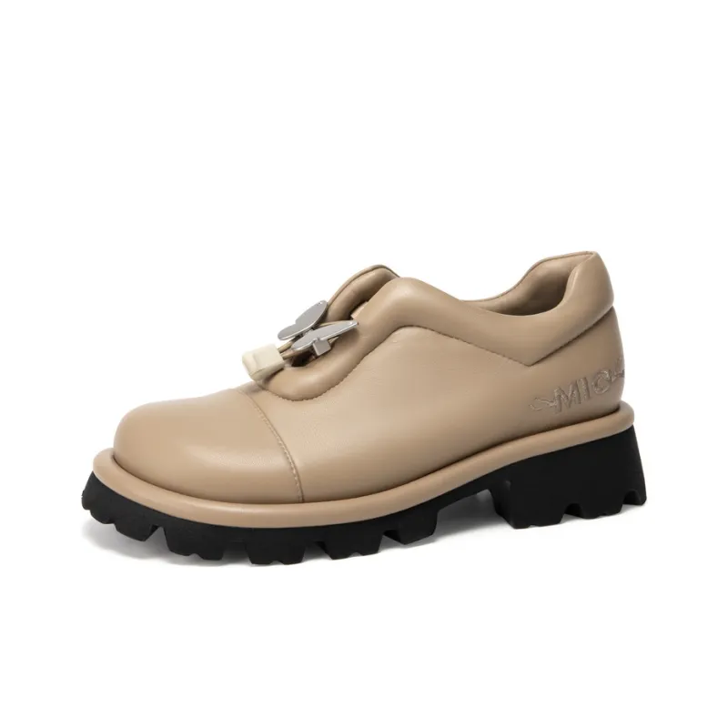 MIO Loafers Women's Black/Beige-8
