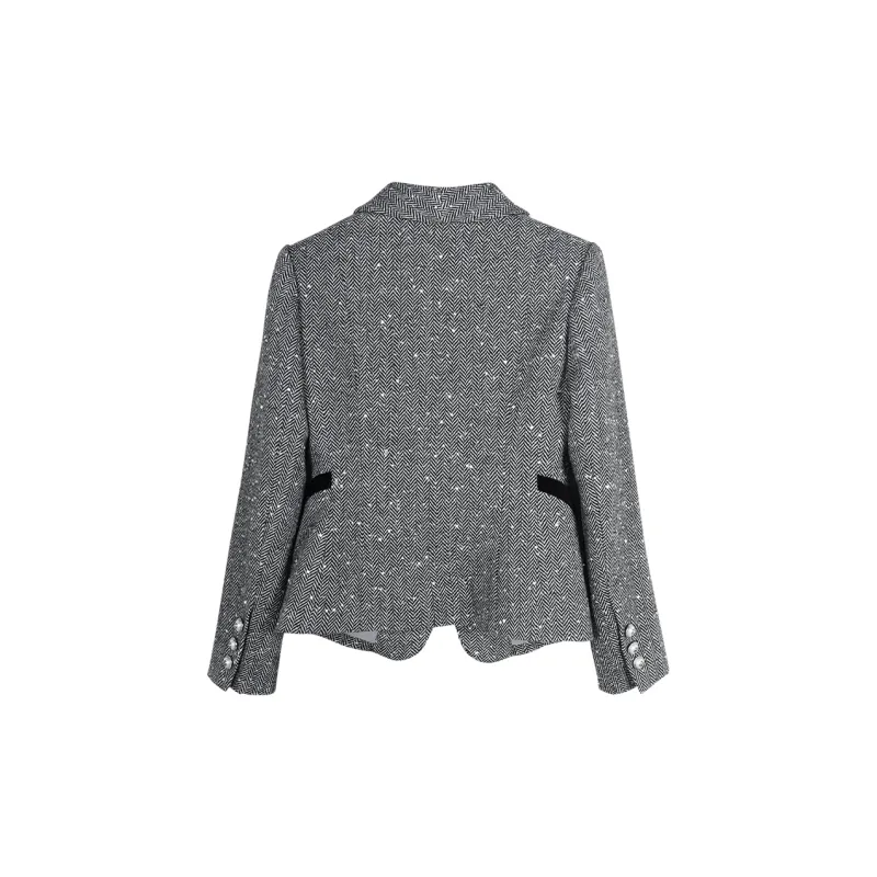 MISSSHINE Business Suit Women's Gray-1