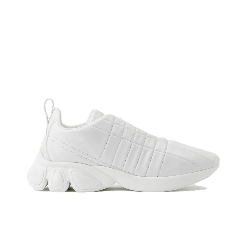 Burberry Classic Low-Top Casual Shoes Men's White-1