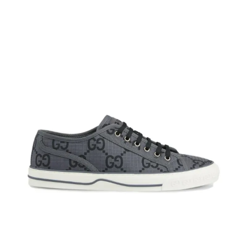 GUCCI Tennis 1977 'GG Monogram Grey Black'-1