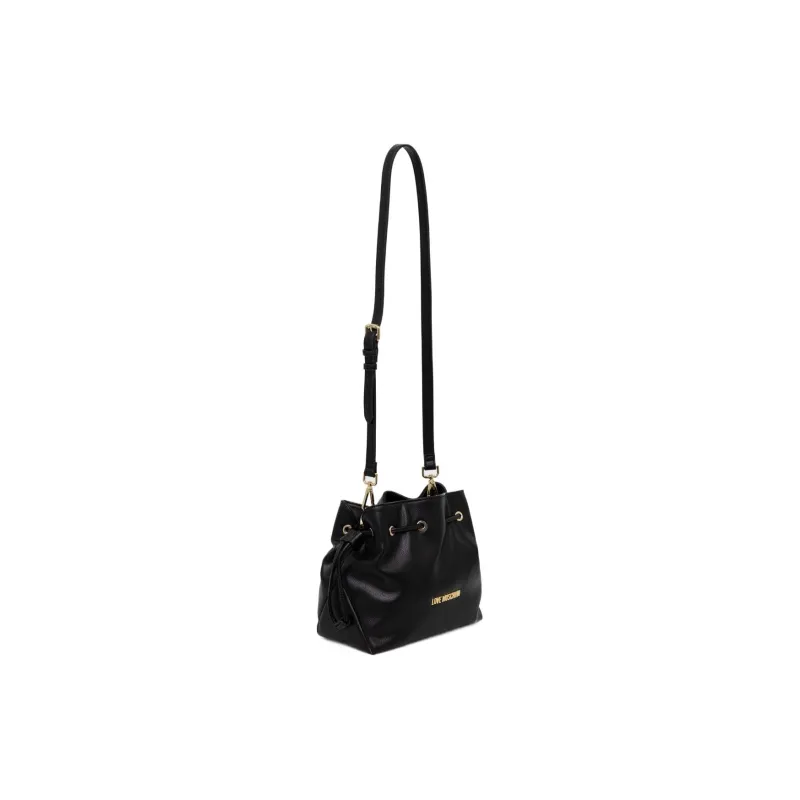 LOVE MOSCHINO Polyurethane Combo Bag One Shoulder Handbags Small Size Women's Black-1