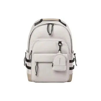 SAMSONITE Fabric Made Of Polyurethane Backpack Regular Men's Beige