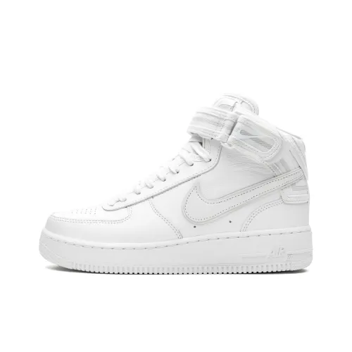 Nike X Riccardo Tisci Air Force 1 Mid SP/Tisci 'Triple White' Sneakers