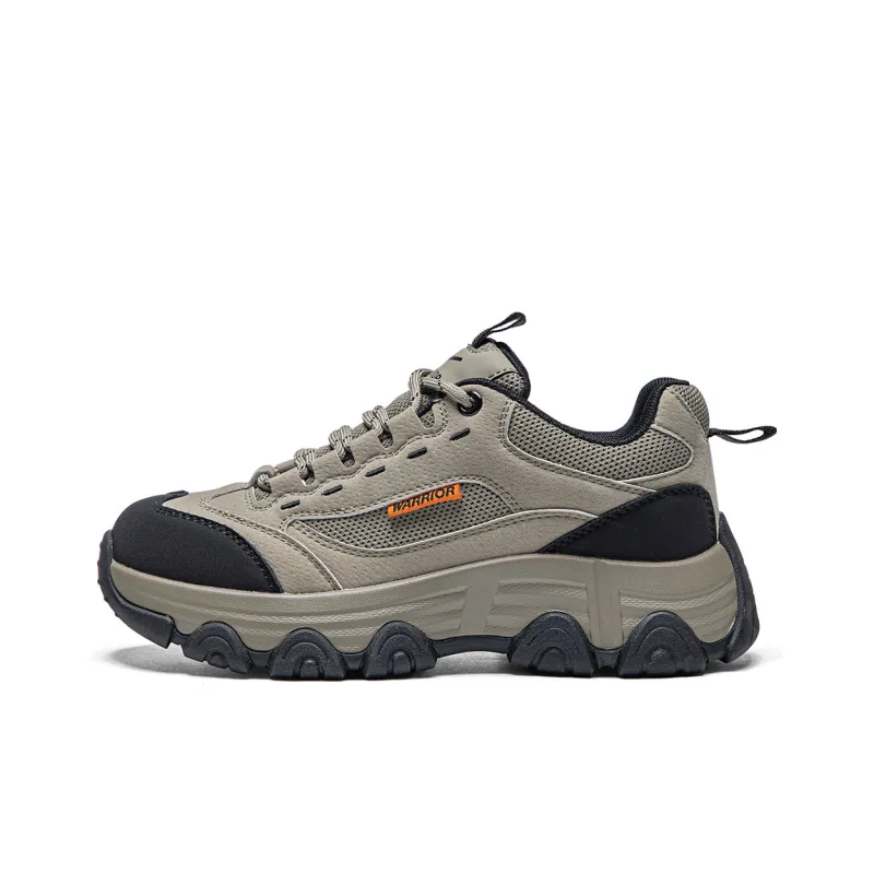 WARRIOR Outdoor Shoes Women's Low-Top Army Green Black POIZON