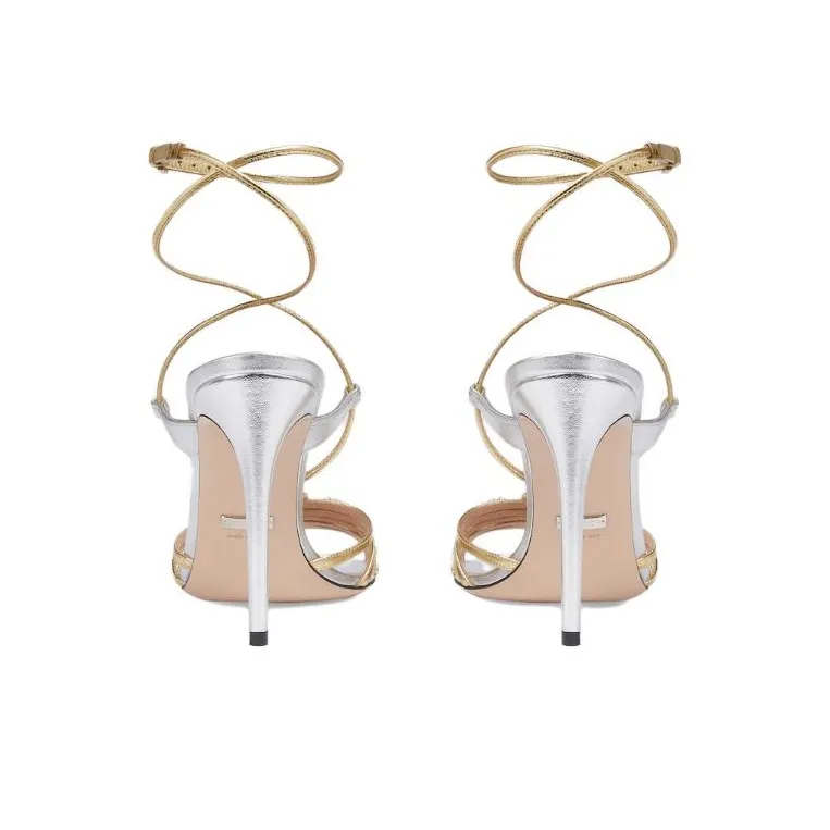 GUCCI 110mm Horsebit Leather Sandals-4