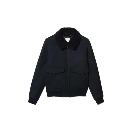 Sandro Jackets Men Dark Blue