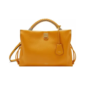 Mulberry Calfskin Shoulder Bag Crossbody Bag Handbag Regular Women's Orange