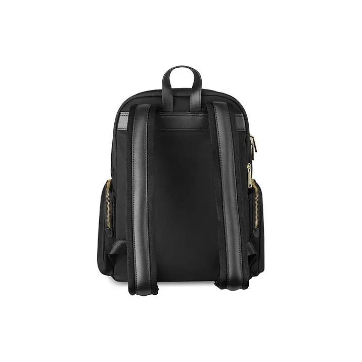 SAMSONITE Fabric With Cow Leather And Microfiber Leather Backpack Tubas Women's Black-3