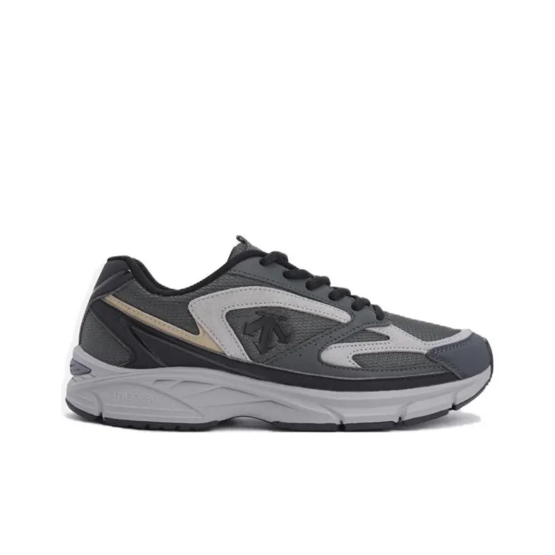DESCENTE Abrasion Resistant Low Top Running Shoes Unisex Gray-1