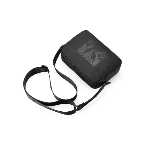 Playboy Fabric Crossbody Bag Medium Size Men's Black