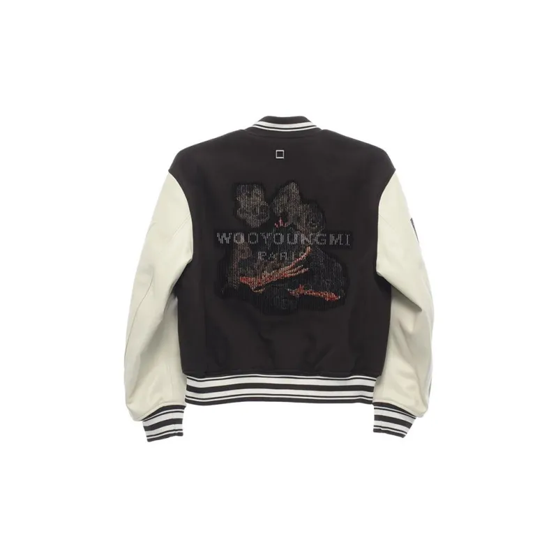 WOOYOUNGMI Patch detail Bomber Jacket-1