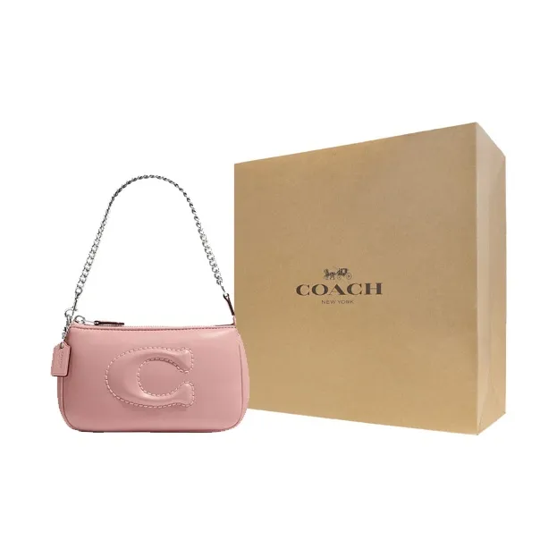 COACH Nolita Sheepskin Storage Bags Handbags Women's Light Pink-4
