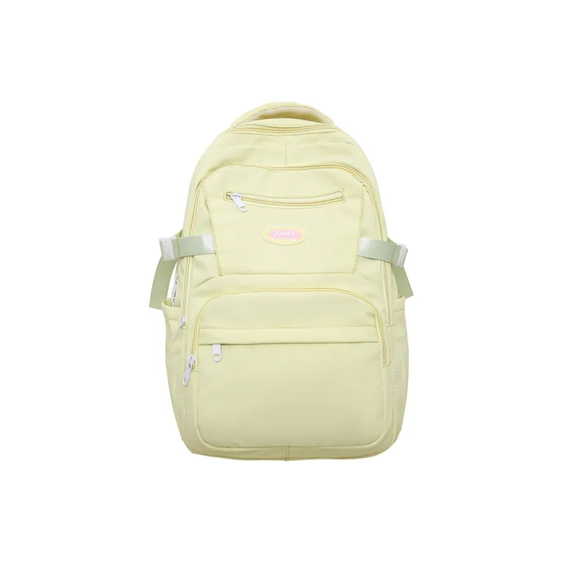 BALANG Nylon Backpack Regular Unisex Cream Yellow/Light Blue/Black/White-0