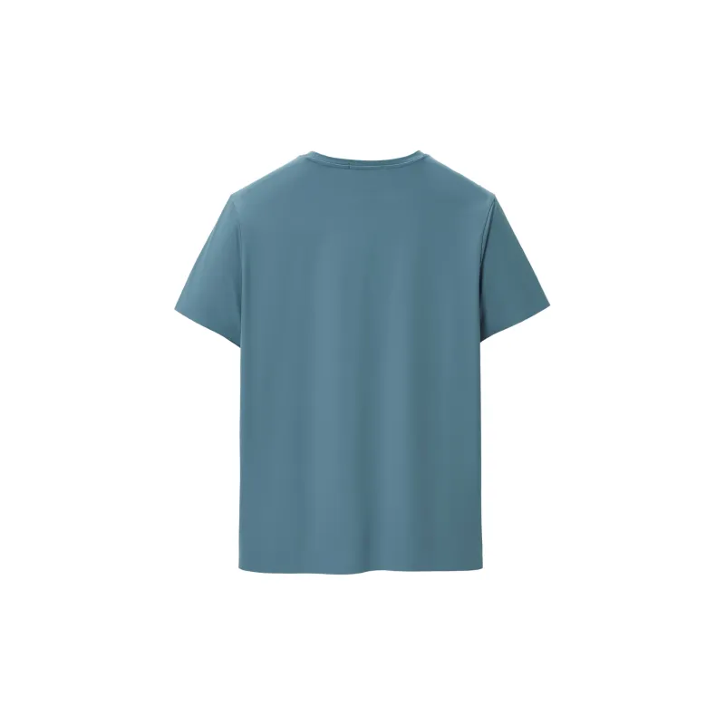 HLA T Shirts Men Medium Green Floral Pattern W2-2