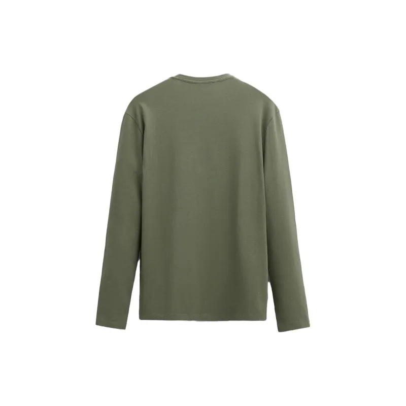 ZARA T-Shirts Men Olive Green-1