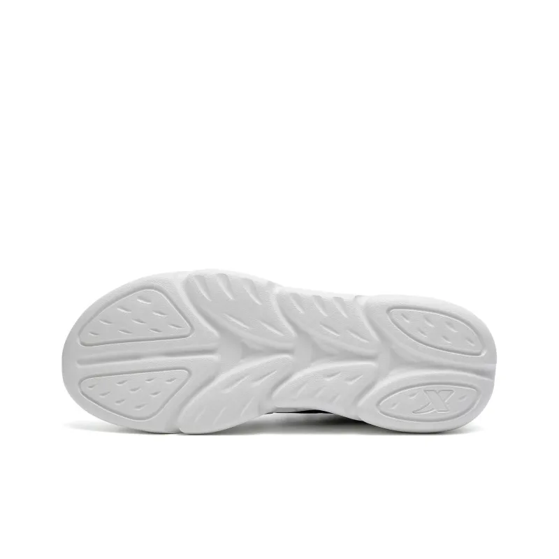 XTEP Lightning Chunky Sneakers Men Low Top White/Gray/Cyan-4