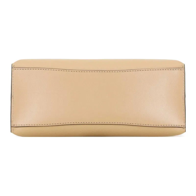 gold metallic tote