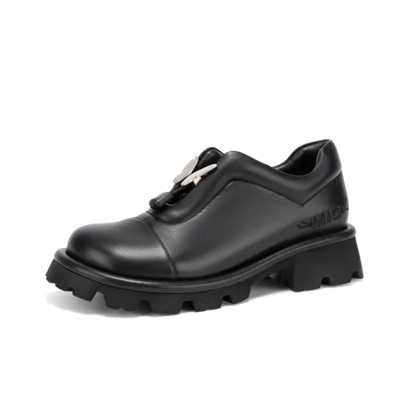 MIO Loafers Women's Black/Beige-2