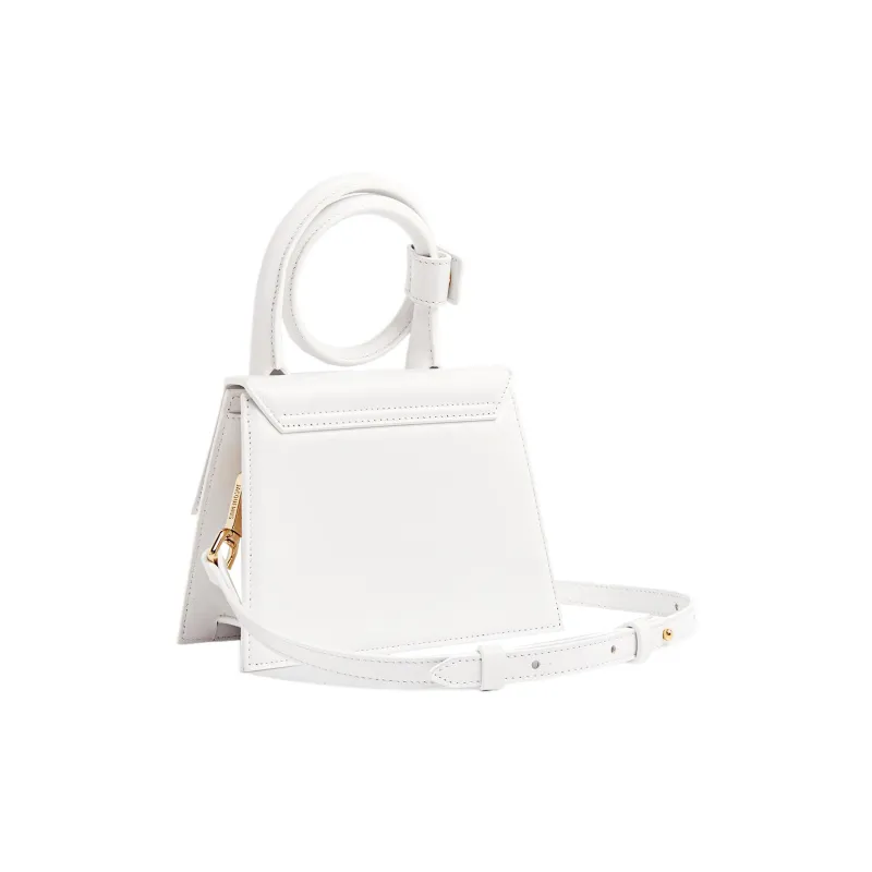 Jacquemus Le Chiquito Leather Shoulder Bag Crossbody Bag Handbag Regular Women's White-1