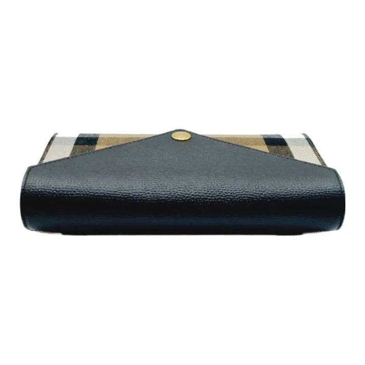 Burberry Hannah Check Shoulder Bag Black-4