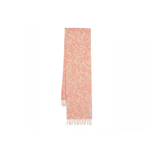 Acne Studios Abstract-pattern Fringed Scarf