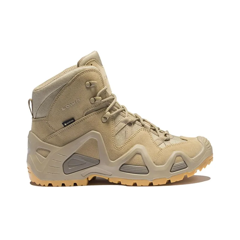 Lowa Cushioning, Slip Resistant, Abrasion Resistant, Waterproof Mid Top Outdoor Shoes Men's Sand-1