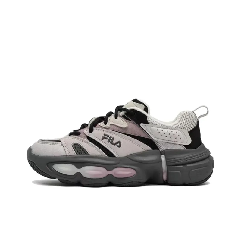 FILA ET Cushioning Wear Resistant Low Top Casual Shoes Women's Gray-0