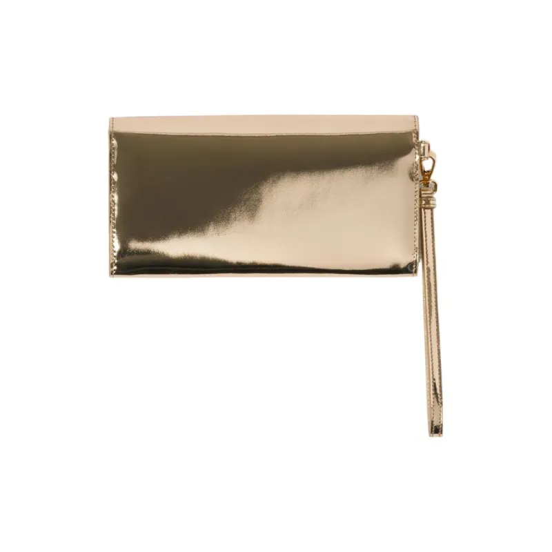 MIU MIU Bright Leather Card Holder Women's Platinum-1