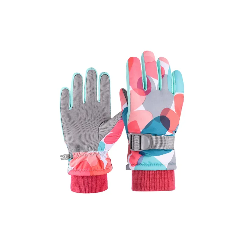 PRIMITIVE WOLF Skiing Mittens Unisex-4