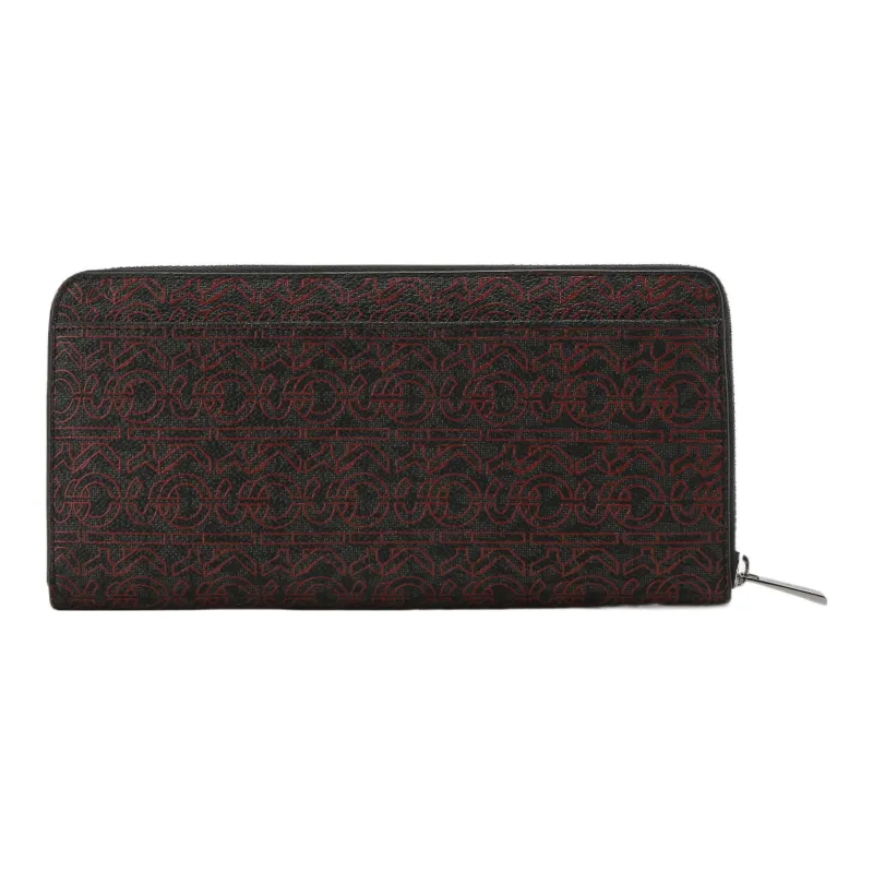 MICHAEL KORS Artificial Leather Wallet Regular Men's Black & Deep Red-2