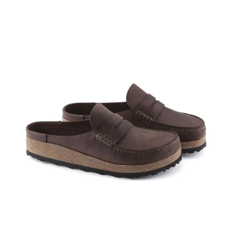 Birkenstock Wrap toe Slippers Men's Red Brown Narrow Fit-2
