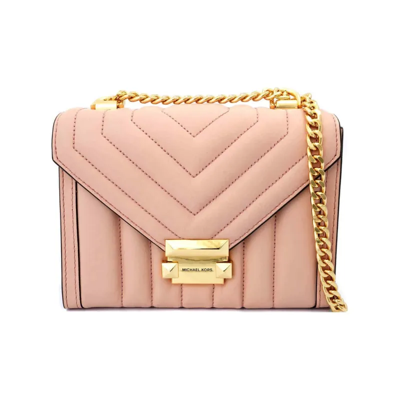 MICHAEL KORS Leather Shoulder Bag Crossbody Bag Small Size Women's Pink-0