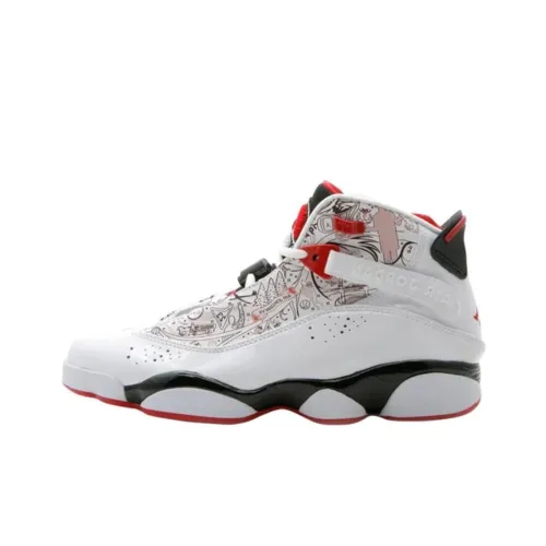 Air Jordan 6 Vintage Basketball Shoes Men High-Top White