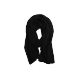 Black Solid Color Scarves