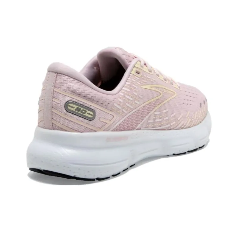 Brooks Glycerin 20 Anti Slip Wear Resistant Low Top Casual Running Shoes Women's Pink-3