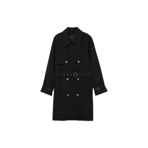 CLUB MONACO Trench Coats Women's Black C2WAH