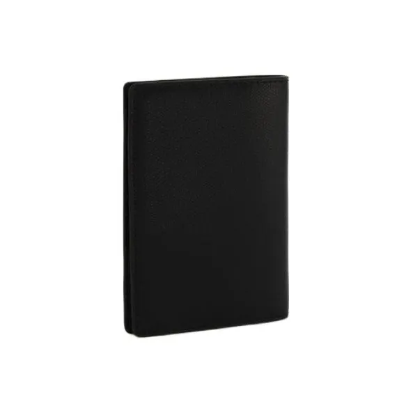 Furla Textured Leather Passport Clip Women's Black-1