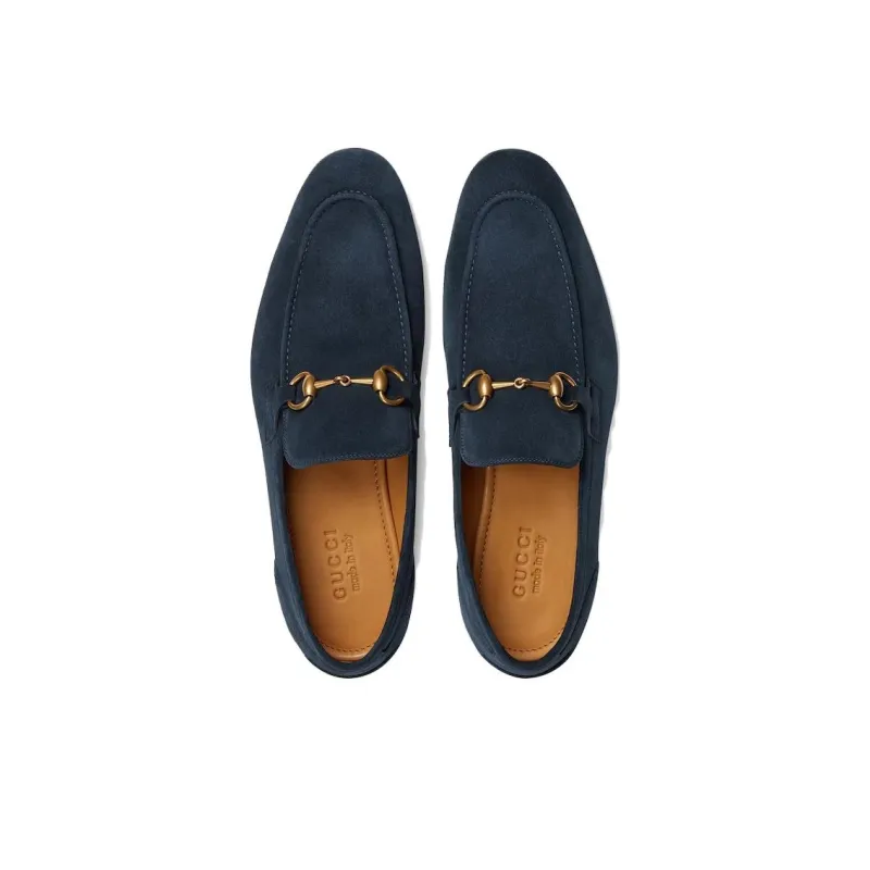 GUCCI Jordaan Loafer 'Blue Suede'-3