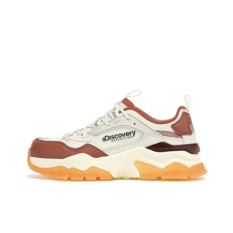 Discovery Expedition Durable Cushioning Low-Top Chunky Sneakers Unisex Beige Brown-0