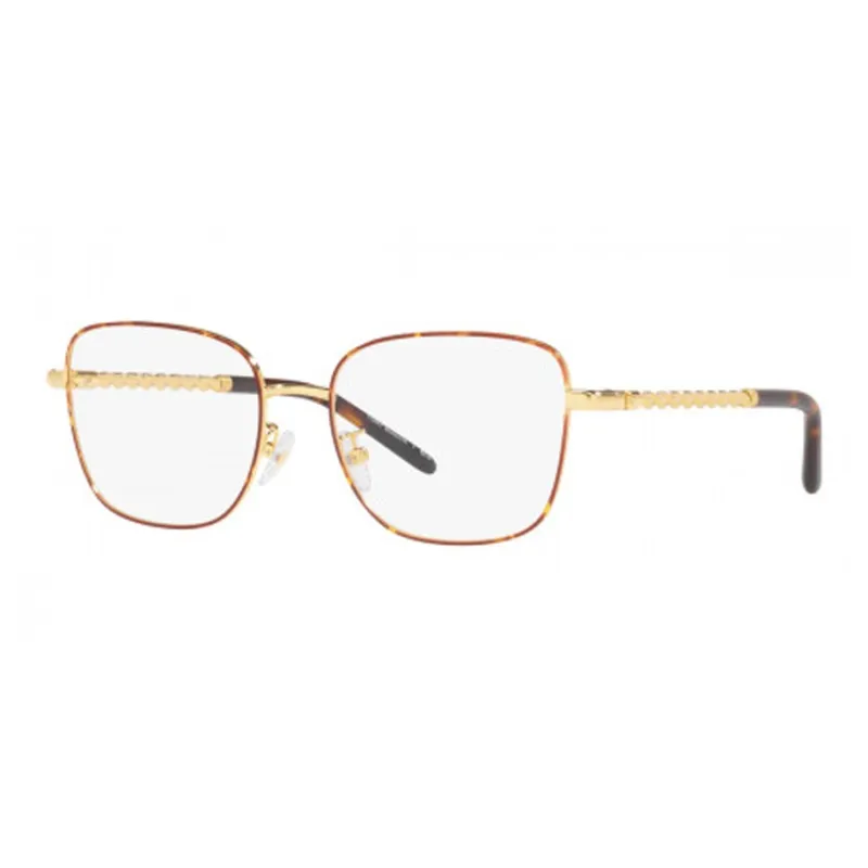 TORY BURCH Metal Square Eyeglass Frames Unisex Gold-0